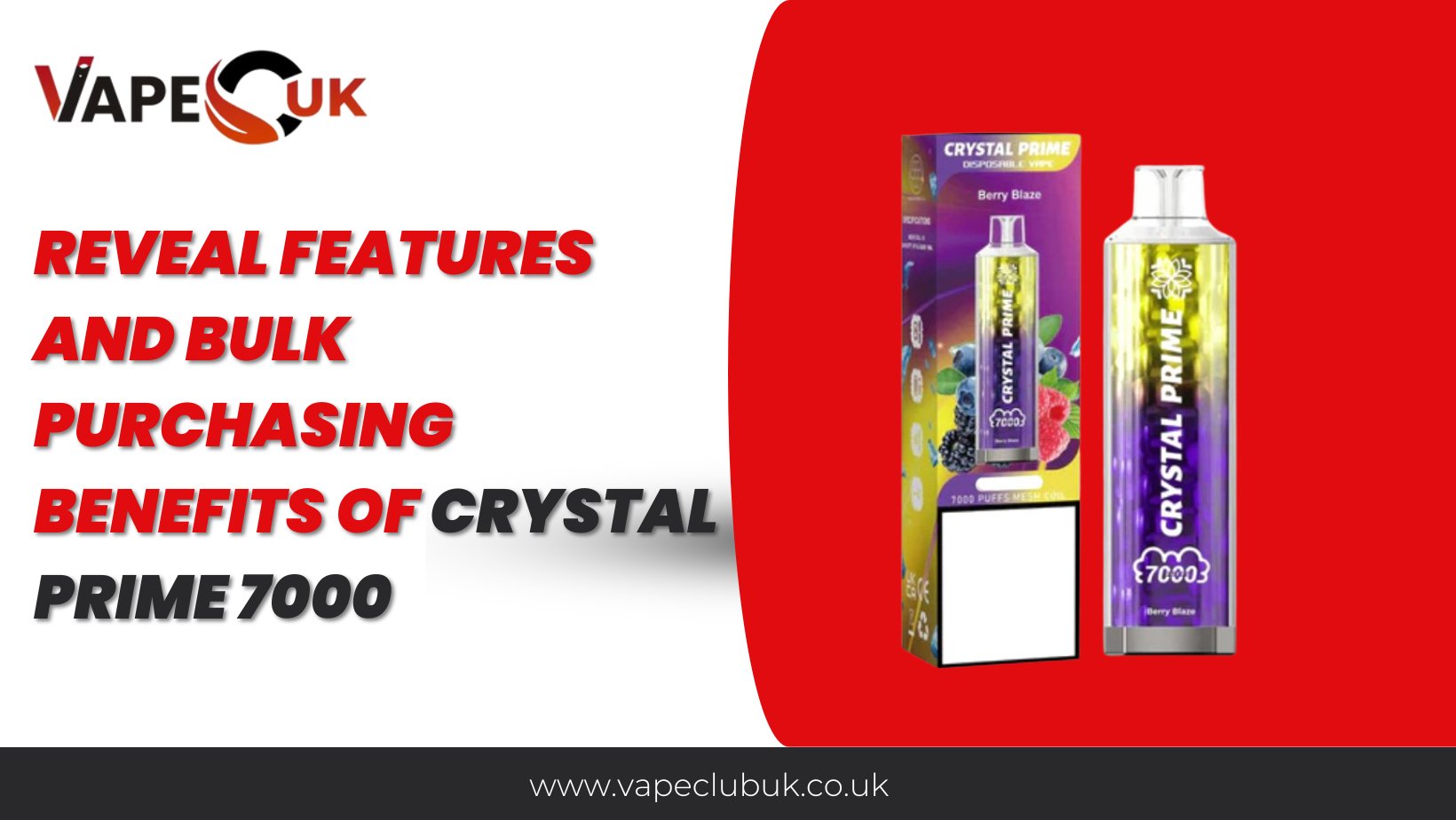 Reveal Features and Bulk Purchasing Benefits of Crystal Prime 7000