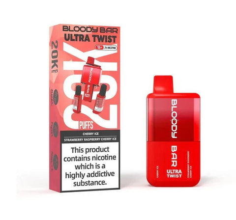 Bloody Bar Ultra Twist 20000 Puffs Disposable Vape (Box of 10) Vape Club UK