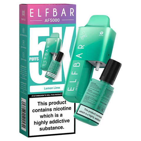 Elfbar AF5000 Puffs Disposable Vape Device - (Pack of 5) Vape Club UK