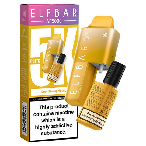 Elfbar AF5000 Puffs Disposable Vape Device - (Pack of 5) Vape Club UK