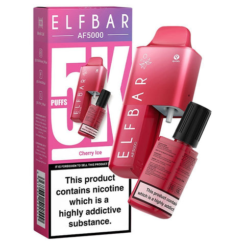 Elfbar AF5000 Puffs Disposable Vape Device - (Pack of 5) Vape Club UK