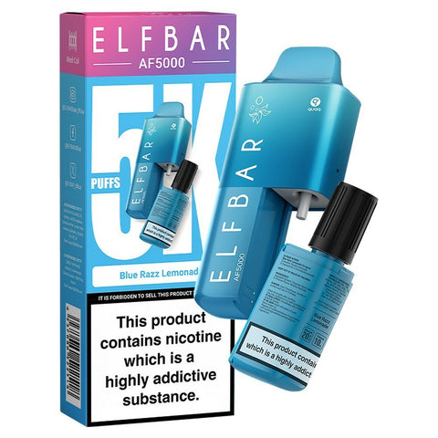 Elfbar AF5000 Puffs Disposable Vape Device - (Pack of 5) Vape Club UK