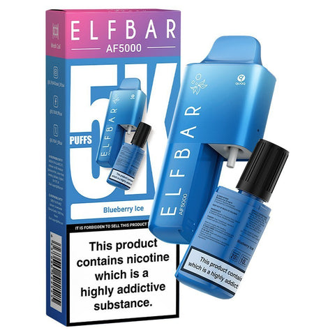 Elfbar AF5000 Puffs Disposable Vape Device - (Pack of 5) Vape Club UK