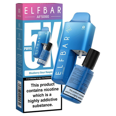 Elfbar AF5000 Puffs Disposable Vape Device - (Pack of 5) Vape Club UK