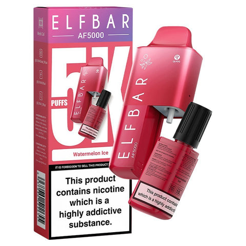 Elfbar AF5000 Puffs Disposable Vape Device - (Pack of 5) Vape Club UK