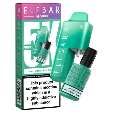 Elfbar AF5000 Puffs Disposable Vape Device - (Pack of 5) Vape Club UK