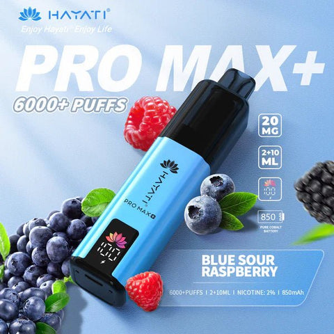 Hayat Pro Max+ 6000 Puffs Disposable Vape Vape Club UK