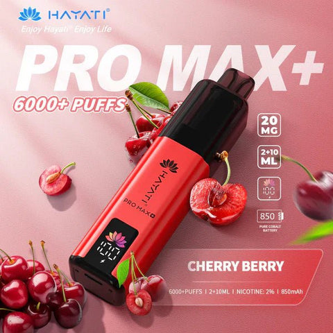 Hayat Pro Max+ 6000 Puffs Disposable Vape Vape Club UK