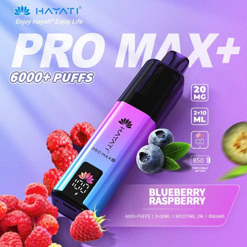 Hayat Pro Max+ 6000 Puffs Disposable Vape Vape Club UK