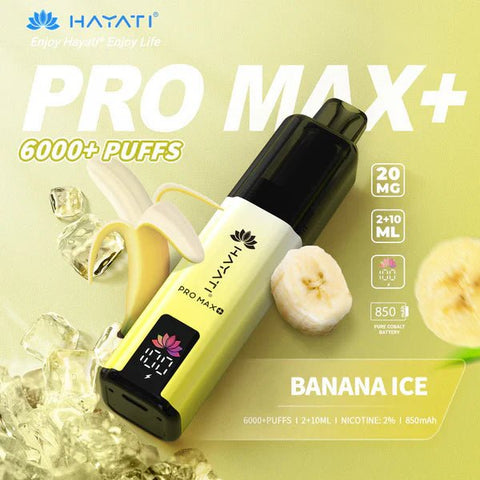 Hayat Pro Max+ 6000 Puffs Disposable Vape Vape Club UK