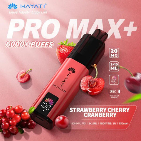 Hayat Pro Max+ 6000 Puffs Disposable Vape Vape Club UK