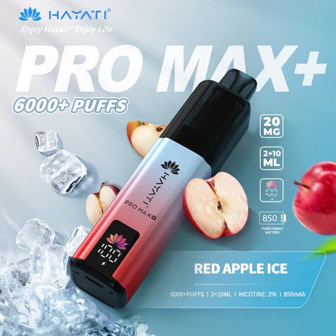 Hayat Pro Max+ 6000 Puffs Disposable Vape Vape Club UK