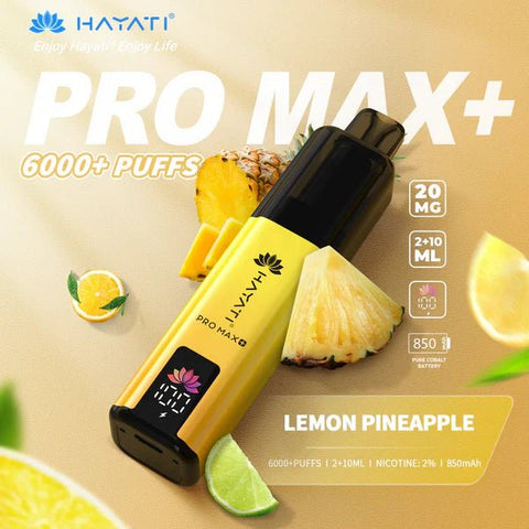 Hayat Pro Max+ 6000 Puffs Disposable Vape Vape Club UK