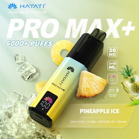 Hayat Pro Max+ 6000 Puffs Disposable Vape Vape Club UK