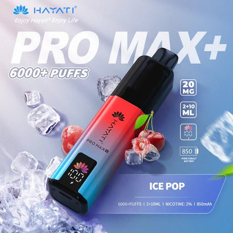 Hayat Pro Max+ 6000 Puffs Disposable Vape Vape Club UK