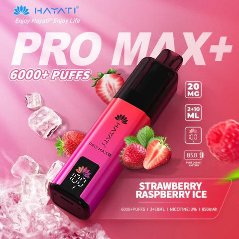 Hayat Pro Max+ 6000 Puffs Disposable Vape Vape Club UK