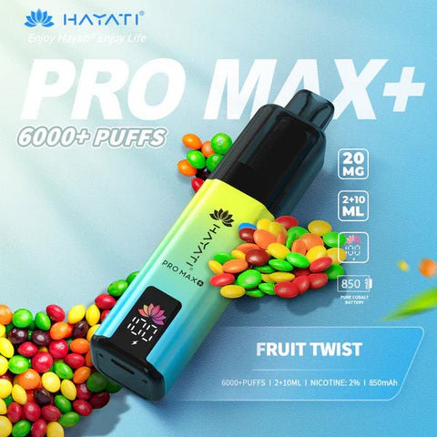 Hayat Pro Max+ 6000 Puffs Disposable Vape Vape Club UK