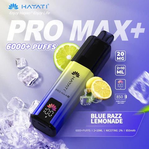 Hayat Pro Max+ 6000 Puffs Disposable Vape Vape Club UK