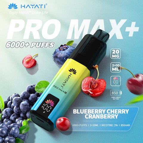 Hayat Pro Max+ 6000 Puffs Disposable Vape Vape Club UK