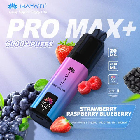 Hayat Pro Max+ 6000 Puffs Disposable Vape Vape Club UK