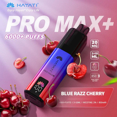 Hayat Pro Max+ 6000 Puffs Disposable Vape Vape Club UK