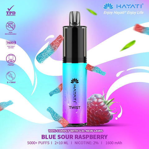 Hayati Twist 5000 Puffs Disposable Vape Pod Kit Vape Club UK