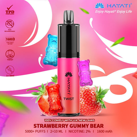 Hayati Twist 5000 Puffs Disposable Vape Pod Kit Vape Club UK