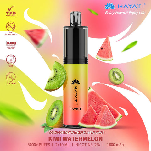 Hayati Twist 5000 Puffs Disposable Vape Pod Kit Vape Club UK