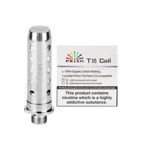 INNOKIN - T18 - COILS (Pack of 5) Vape Club UK