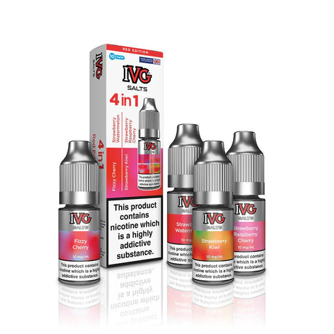 IVG 4 In 1 Salts Pack of 5 Vape Club UK