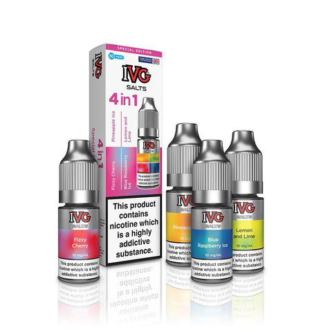 IVG 4 In 1 Salts Pack of 5 Vape Club UK