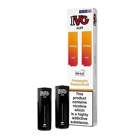 IVG Air Series 4 in 1 prefilled pods (Box of 10) Vape Club UK