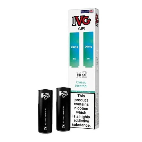 IVG Air Series 4 in 1 prefilled pods (Box of 10) Vape Club UK