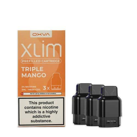 Oxva Xlim Prefilled E - Liquid Pods Cartridges - Pack Of 3 Vape Club UK