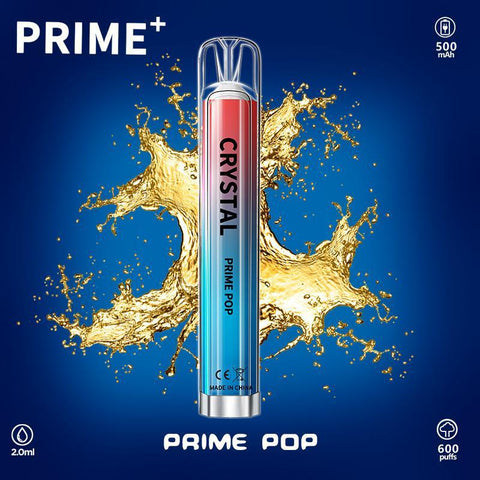 Pime Crystal Bar 600 Disposable Vape Pod Pack of 10 Vape Club UK