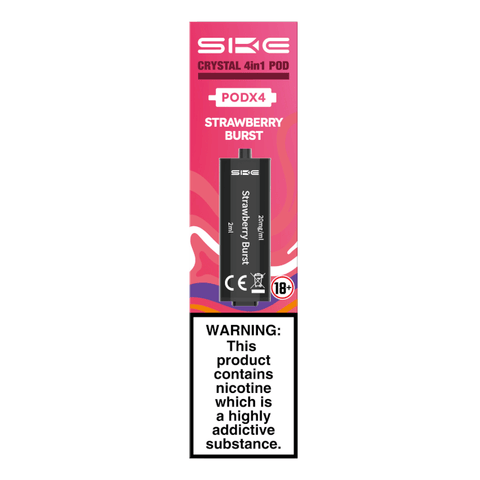 SKE Crystal 2400 4 in 1 Prefilled Pods (Box of 40) Vape Club UK