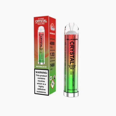 Super Crystal Xtreme Max 4000 Disposable Vape Pod Pack of 10 Vape Club UK