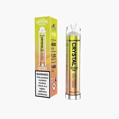 Super Crystal Xtreme Max 4000 Disposable Vape Pod Pack of 10 Vape Club UK