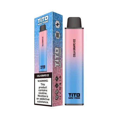 Tito Max 7000 Disposable Vape Pod Device Pack of 10 Vape Club UK