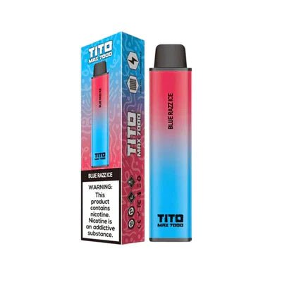 Tito Max 7000 Disposable Vape Pod Device Pack of 10 Vape Club UK