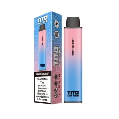 Tito Max 7000 Disposable Vape Pod Device Pack of 10 Vape Club UK