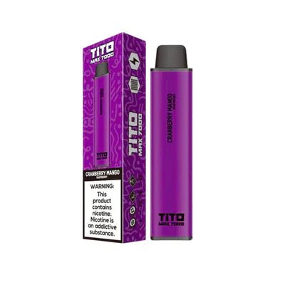 Tito Max 7000 Disposable Vape Pod Device Pack of 10 Vape Club UK