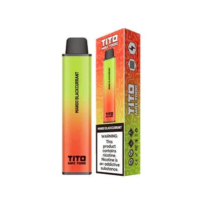 Tito Max 7000 Disposable Vape Pod Device Pack of 10 Vape Club UK