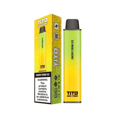 Tito Max 7000 Disposable Vape Pod Device Pack of 10 Vape Club UK