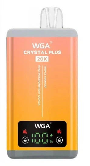 WGA Crystal Plus 20000 Disposable Vape 2 - in - 1 Rechargeable (Box of 10) Vape Club UK