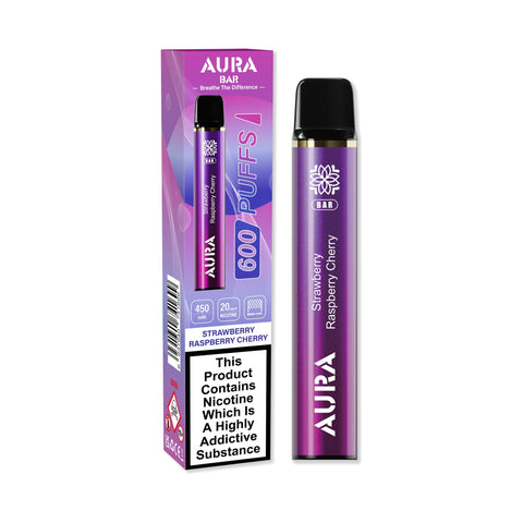 Aura Bar 600 Puffs Disposbale Vape - Pack of 10 Vape Club UK