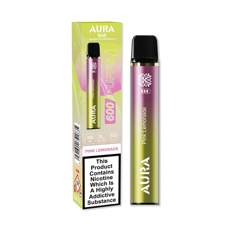 Aura Bar 600 Puffs Disposbale Vape - Pack of 10 Vape Club UK