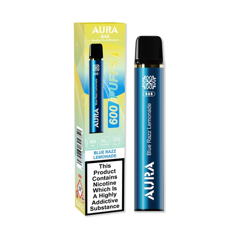 Aura Bar 600 Puffs Disposbale Vape - Pack of 10 Vape Club UK