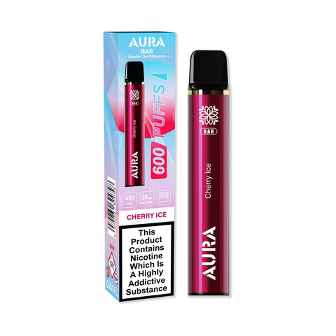 Aura Bar 600 Puffs Disposbale Vape - Pack of 10 Vape Club UK