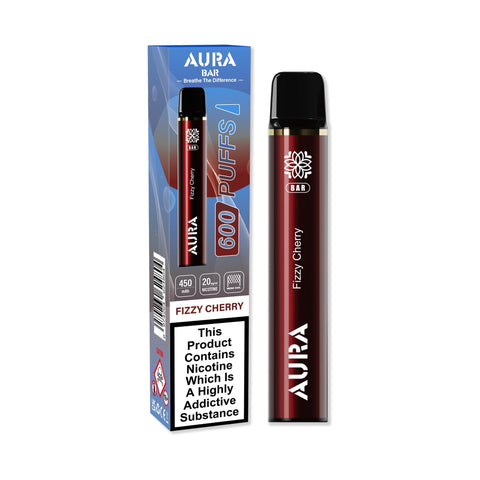 Aura Bar 600 Puffs Disposbale Vape - Pack of 10 Vape Club UK